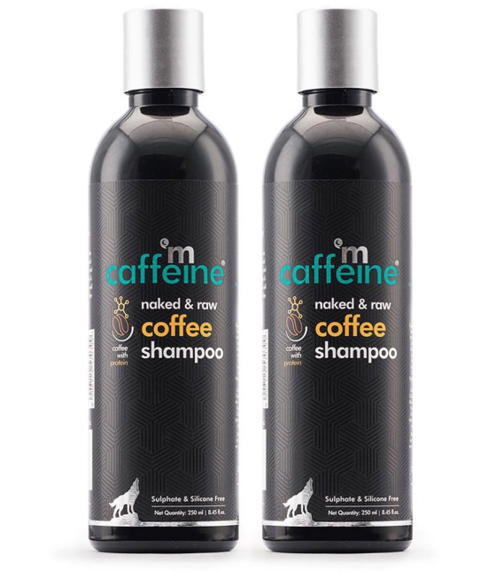 mCaffeine Coffee Shampoo for Hair Fall Control with Protein & Argan Oil (Pack of 2)