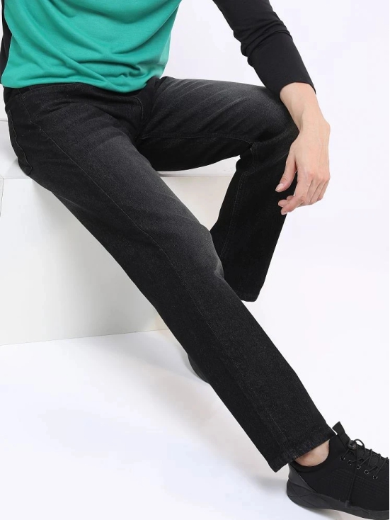 Ketch Straight Basic Mens Jeans - Black ( Pack of 1 ) - None