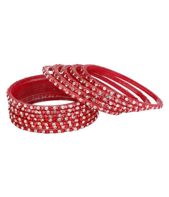 AFAST - Red Bangle Set (Pack of 1) - None