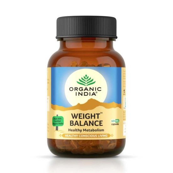 Organic India Weight Balance - Pack of 60 Capsules Bottle