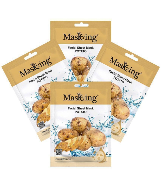 Masking - Fairness Sheet Mask for All Skin Type ( Pack of 4 )