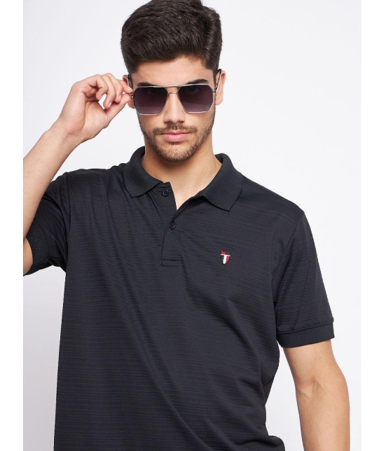 MXN - Black Cotton Regular Fit Mens Polo T Shirt ( Pack of 1 ) - None