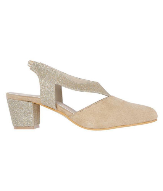 MARC LOIRE Cream Block Heels - None