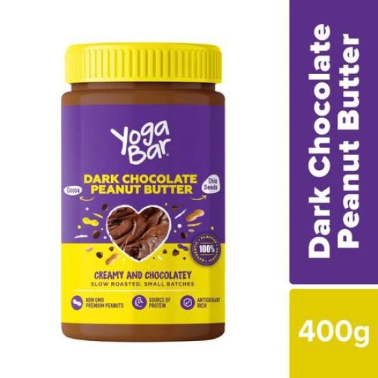 Yogabar Peanut Butter Dark Choco, 400 Gm