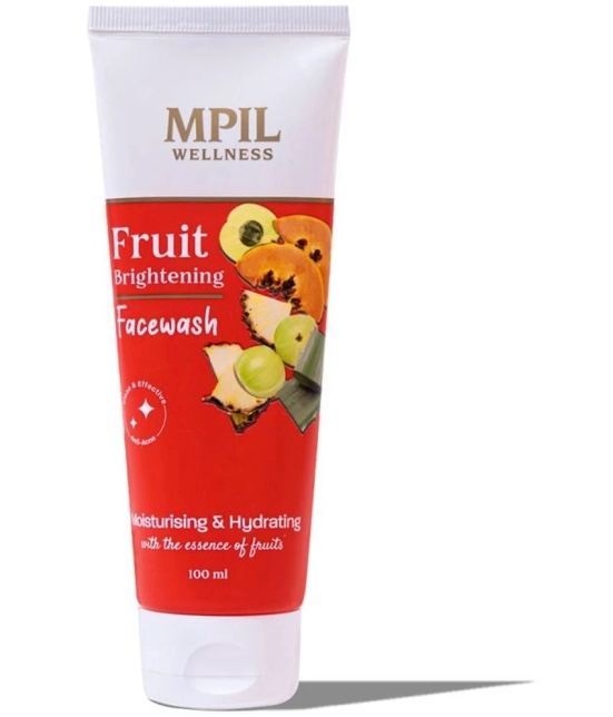 Mpil Wellness Fruit Brightening Face Washpapaya And Pineapplegentle Cleansing With Aloe Vera (100Ml)