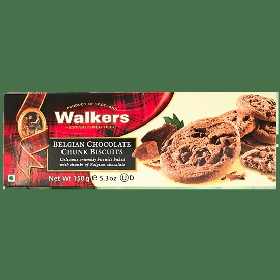 Walkers Walker Chocolate Chunk, 150 Gm