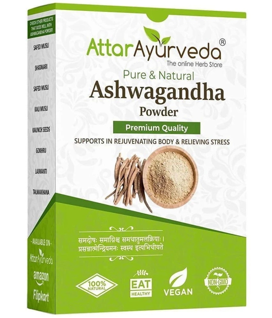 Attar Ayurveda Ashwagandha powder (250g) Fights anxiety and Stress and Improves vigor and vitality