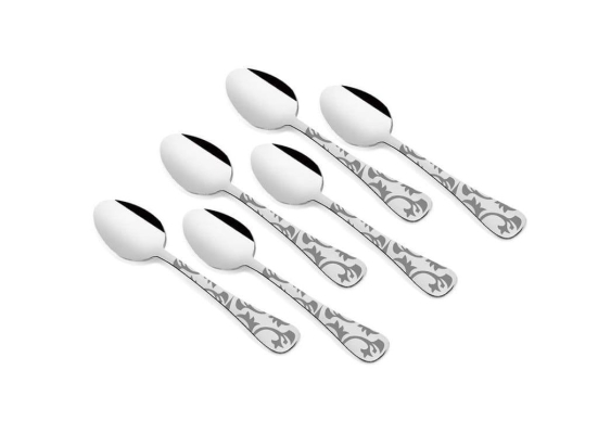 Montavo by FnS Vigo Stainless Steel Tea Spoon (Set of 6)