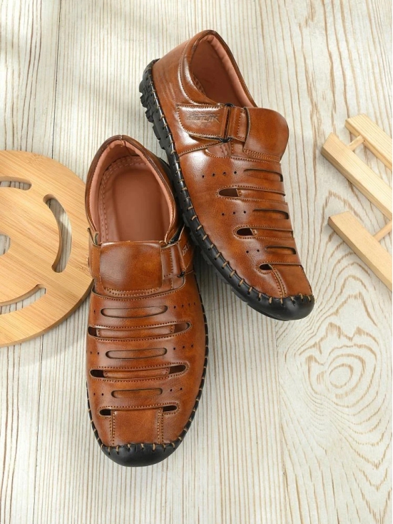 Bucik - Brown Mens Sandals - None