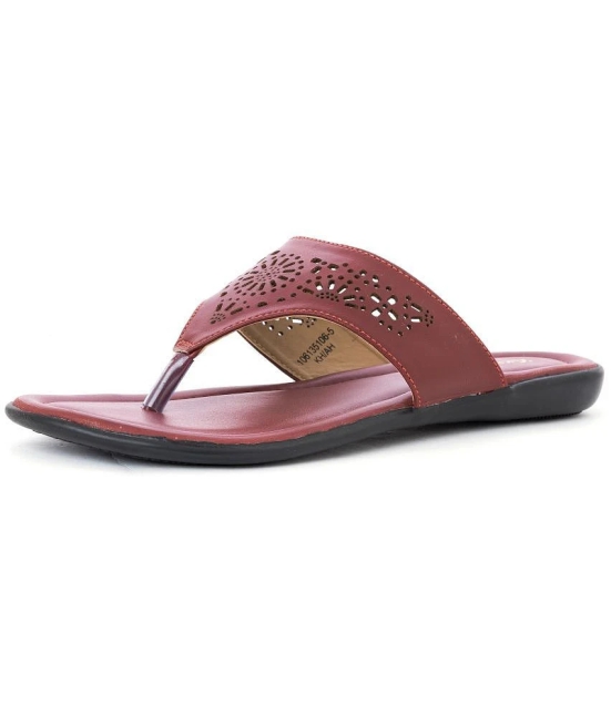 KHADIM Maroon Womens Flats - None