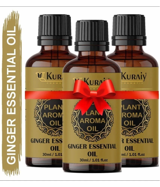 KURAIY Ginger Slimming Essential Oil Lifting Firming Hip Lift Up Fat Burner Pack of 3