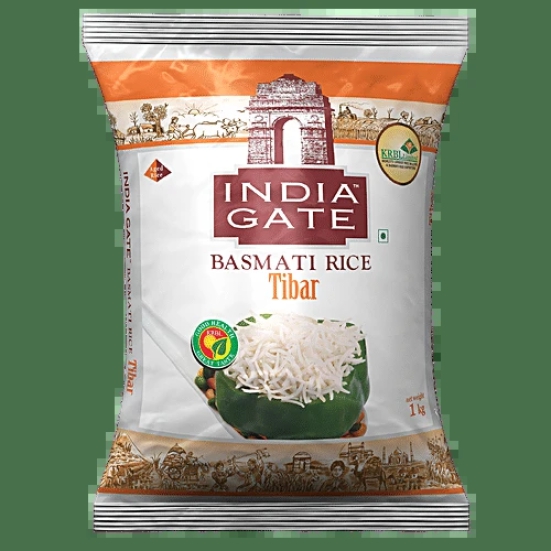 Indiagate Tibar Basmati Rice 1kg