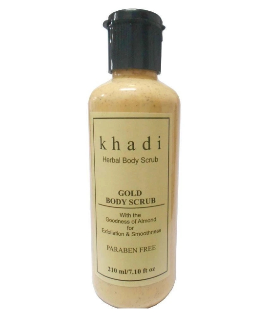 Khadi Gold body Scrub (Paraben Free ) 210 ml