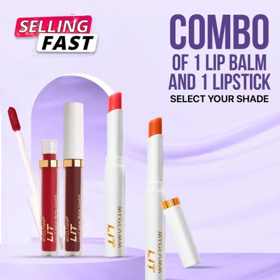 LIT Velvet Matte Liquid Lipstick + LIT - pH Lip Balm Exclusive Combo