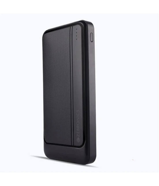 Zebronics 10000 -mAh 10W Li-Polymer Power Bank - Black