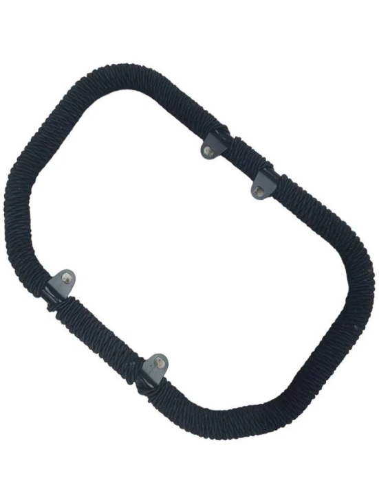 Heavy Quality Black With Rope Leg Guard for Splendor & HF Dulax