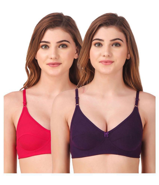 Fasense Cotton Everyday Bra - Multi Color - 40C