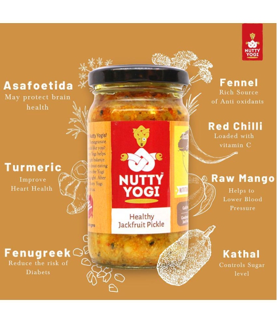 Nutty Yogi Healthy Jackfruit Pickle 200 g