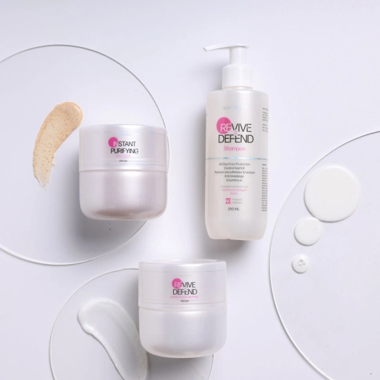 Revive & Defend Shampoo + Instant Purifying Scalp Scrub + Revive & Defend Instant Glass Hair Mask (Pre-order , dispatches in 5 days)