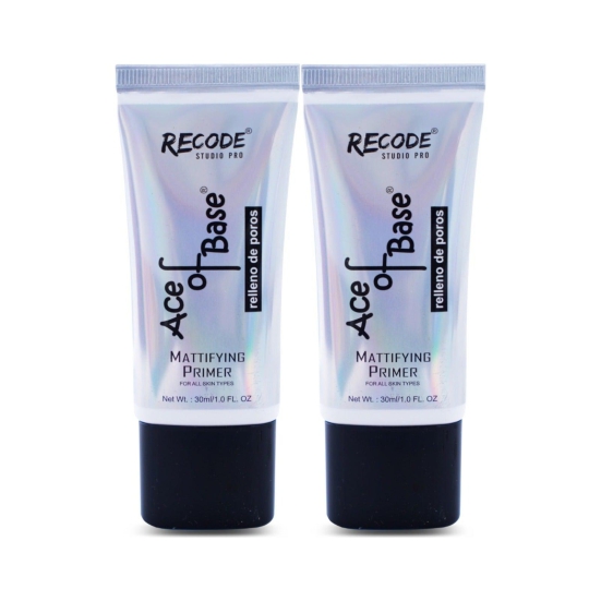 Recode Makeup Primer Combo (2x30 ml) for Oily Skin & Dry Skin  - Ace Of Base Primer 60 ml