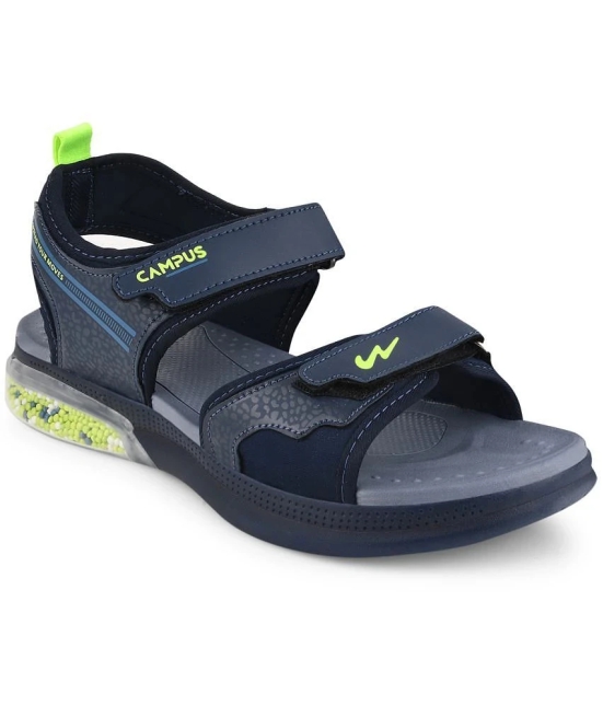 Campus - Navy Mens Floater Sandals - None