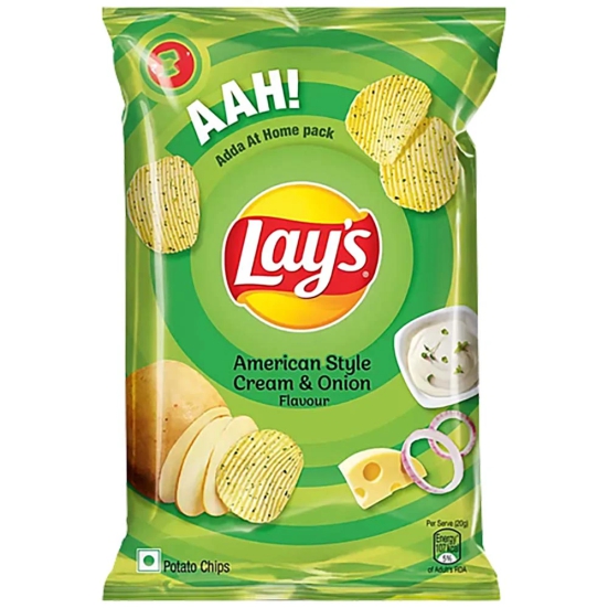 Lays American Style Cream & Onion, 52 Gm