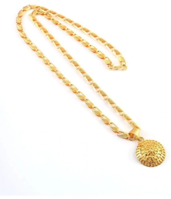 Jewar Mandi - Gold Pendant ( Pack of 1 ) - Gold