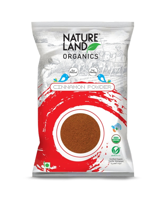 Natureland Organics Cinnamon Powder, 100 gm Each - Pack of 2