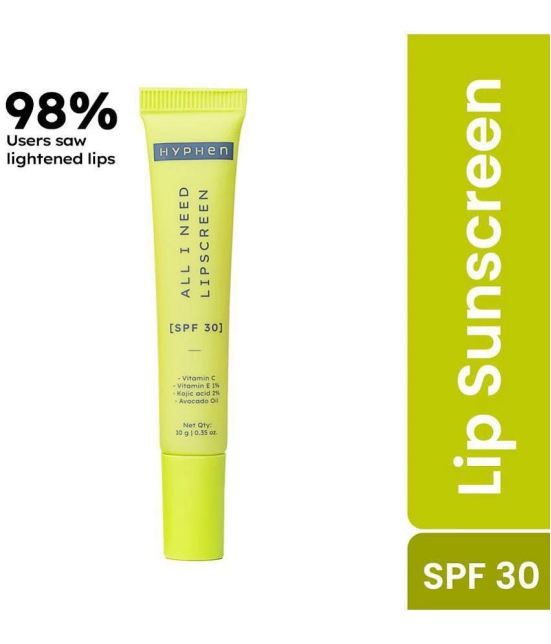 Hyphen All I Need Lipscreen SPF 30 Lip Balm for Moisturization Sun Protection & Pigmentation