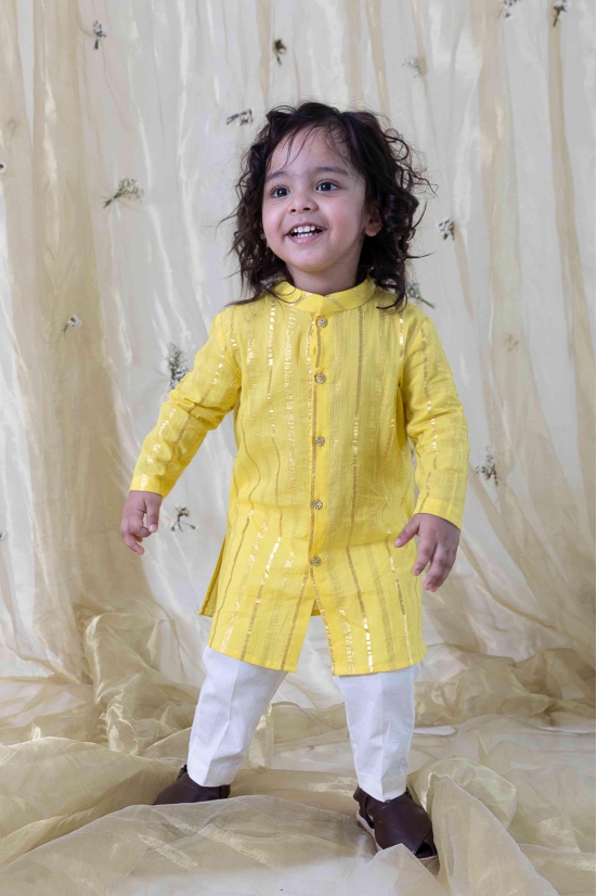 Mast Malang Kurta Set - Yellow 1Y