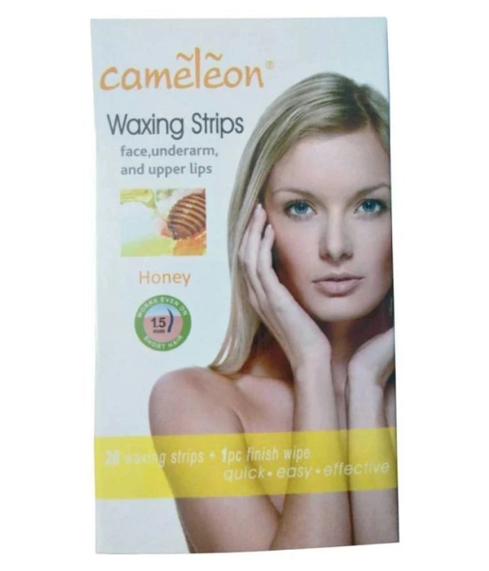 Cameleon Honey Waxing Strips Face Under Arm Honey Strips Wax Strips for 20 Pcs