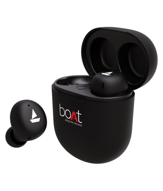 boAt Airdopes 381 In Ear Wireless With Mic Headphones/Earphones (Black)