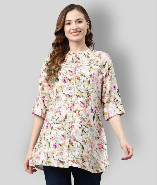 Divena - Multicolor Rayon Women''s Tunic ( Pack of 1 ) - 6XL