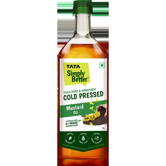 Tata Simply Better Coldpressed Mustard Oil 1L