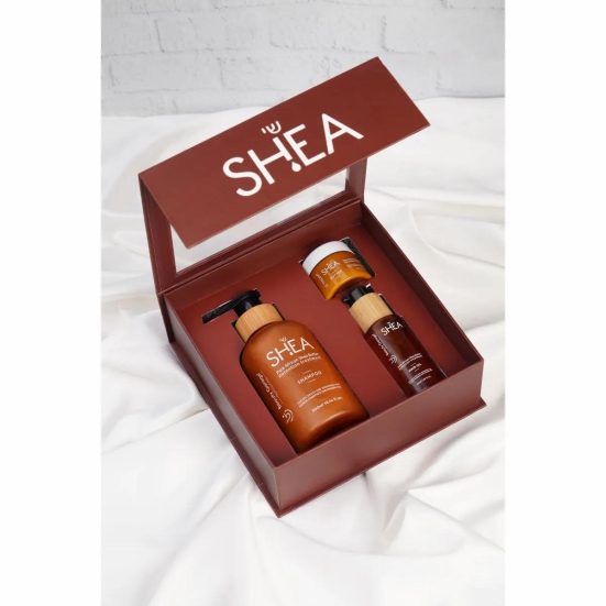 Beauty Garage Shea Gift set Shampoo & Oil 400ml-400ml