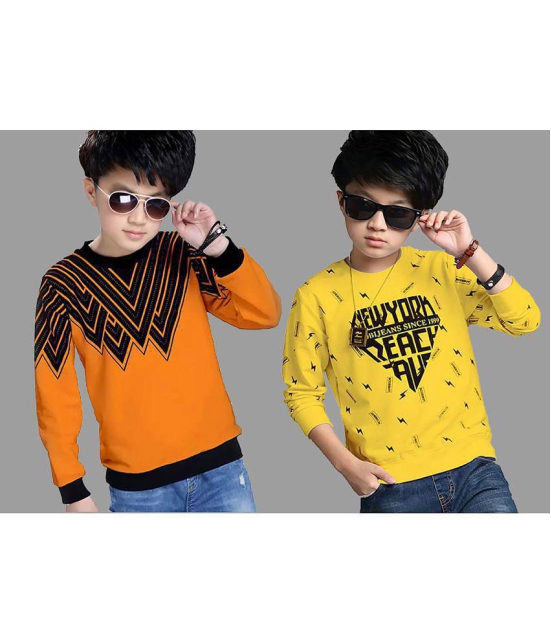 Supersquad - Multi Color Cotton Boys Sweatshirt ( Pack of 2 ) - None