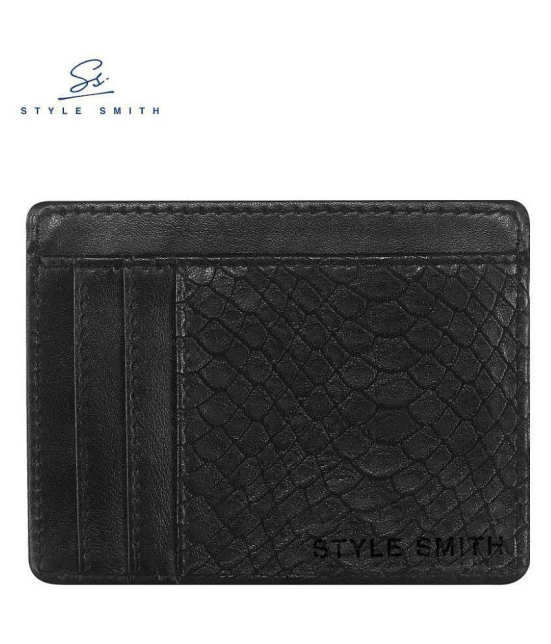 Style Smith - Black PU Mens Regular Wallet ( Pack of 1 )