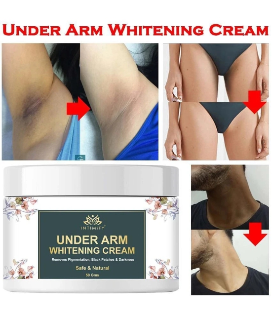 Intimify Underarm Whitening Cream, Skin Brightening Cream, Neck Whitening Cream 50 Gms