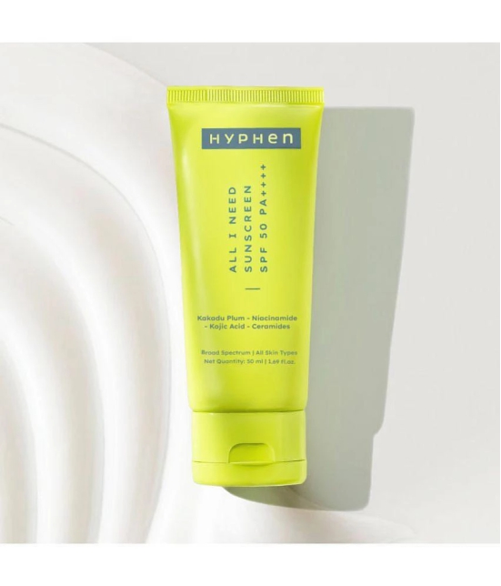 Hyphen SPF 51 Sunscreen Cream For All Skin Type ( Pack of 1 )