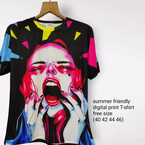 Katty 18 KOREAN FABRIC 3D-TSHIRTS FOR WOMEN