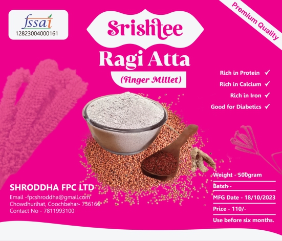 Srishtee Ragi Atta (Finger Millet)