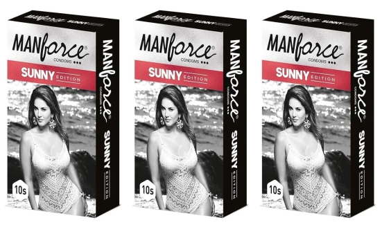 Manforce Extra Dotted SYNNY EDITION Flavoured Condom pack  Of 3X10 pieces