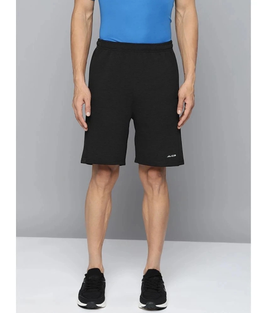 Alcis - Black Polyester Mens Running Shorts ( Pack of 1 ) - None