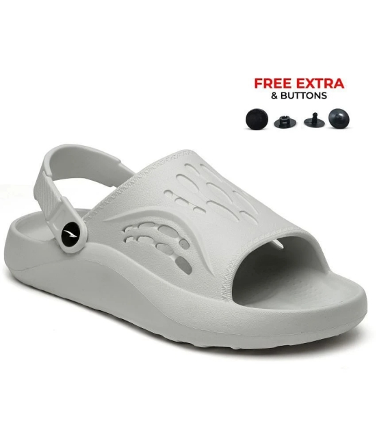 ASIAN - Light Grey Mens Clogs - None