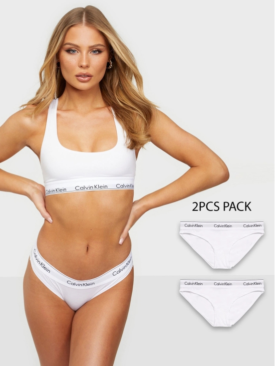 C K Classic Underwear - Women Pack Of 2 Briefs-2XL / WHITE