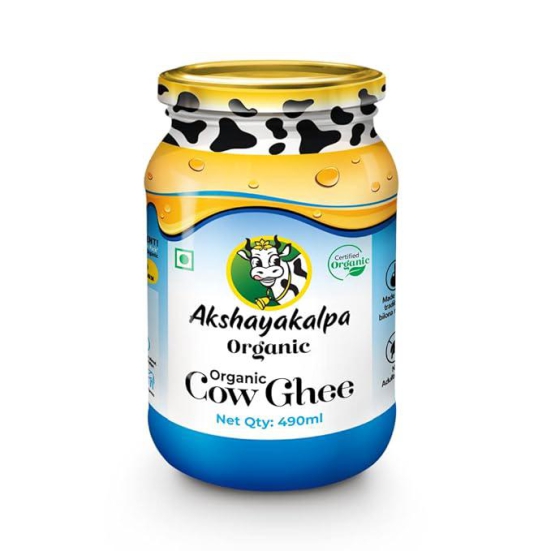 Organic Cow Ghee 490 Ml