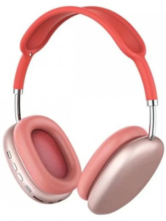 OLIVEOPS P9 Red1 Headphones Bluetooth Bluetooth Headphone On Ear 4 Hours Playback Active Noise cancellation IPX4(Splash & Sweat Proof) Red