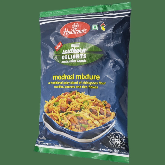 Haldirams Madrasi Mixture Namkeen, 200 G Pouch