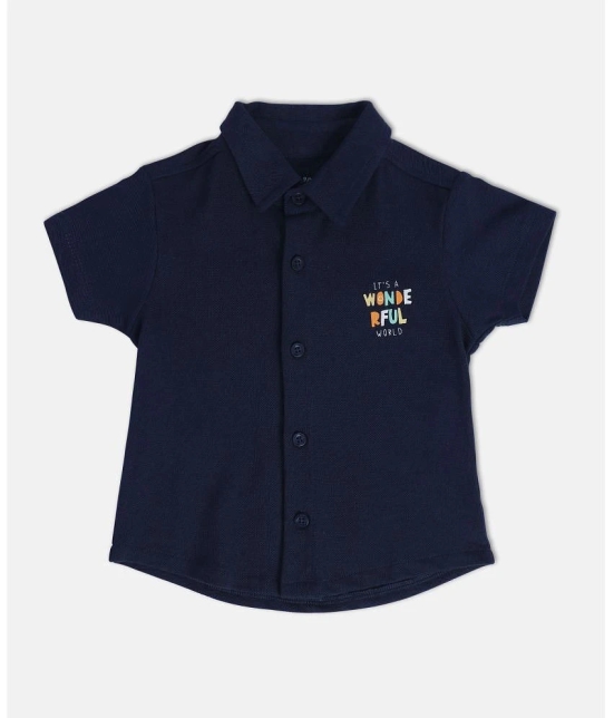 MINI KLUB - Blue Baby Boy Shirt ( Pack of 1 ) - None