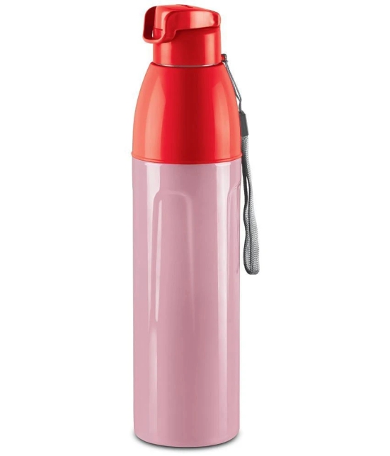 Milton Kool Convex 1100 Insulated Inner Pet Water Bottle, 900 ml, Light Red | Easy To Carry | Leak Proof | School | Office | Gym | Hiking | Treking | Travel Bottle - Red